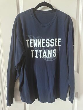 Tennessee Titans Navy Long Sleeve Team Tee-XL